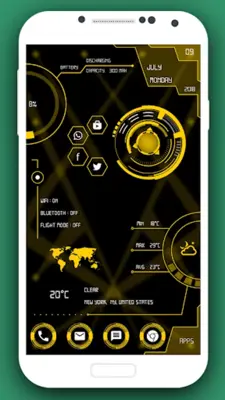 Hi-tech Circuit Launcher android App screenshot 1