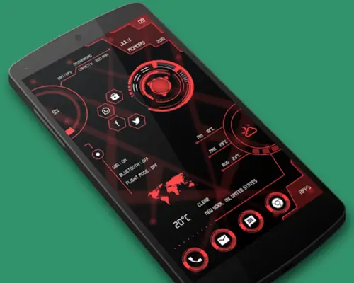 Hi-tech Circuit Launcher android App screenshot 2